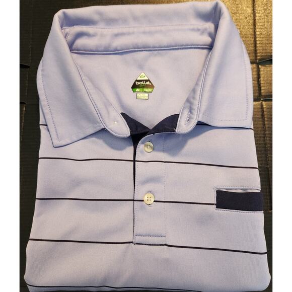 Bolle Golf Polo Shirt, Men's Size XXL Blue/Purple - Picture 6 of 6